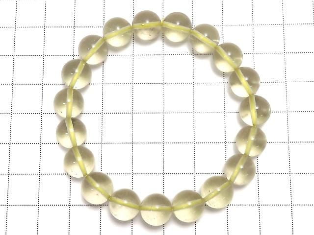 [Video][One of a kind] Libyan Desert Glass Round 10mm Bracelet NO.5