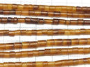 Buffalo Horn Rondelle (Heishi) 4x4x3mm Yellow 1strand beads (approx. 15 inches/37 cm)