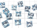 [Video] High Quality Sky Blue Topaz AAA Loose Stone Princess Cut 10x10mm 1pc