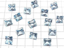 [Video] High Quality Sky Blue Topaz AAA Loose Stone Princess Cut 10x10mm 1pc