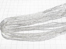 Karen Silver Rondelle (Heishi) 1.5x1.5x1mm White Silver 1/4 or 1 strand beads (approx. 27 inches/68 cm)