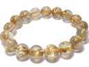 [Video][One of a kind] Rutilated Quartz AAAA Round 12.5mm Bracelet NO.502