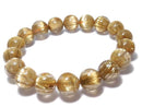 [Video][One of a kind] Rutilated Quartz AAAA Round 11.5mm Bracelet NO.509