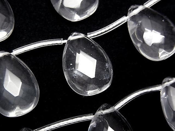 [Video] Crystal AAA- Faceted Pear Shape 18x13mm 1strand beads (7pcs)