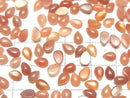 [Video] Orange Moonstone AAA- Pear Shape Cabochon 6x4mm 10pcs