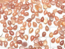 [Video] Orange Moonstone AAA- Pear Shape Cabochon 6x4mm 10pcs