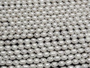 [Video] Fresh Water Pearl AA Rice 7x6x6mm White 1strand beads (approx. 13 inches/33 cm)