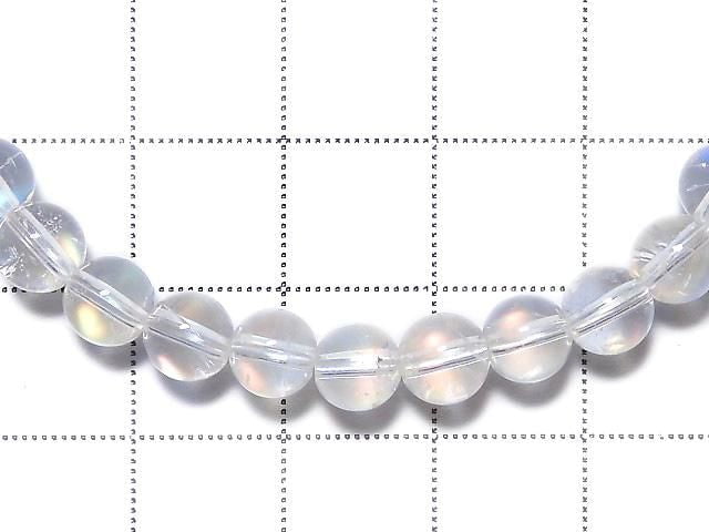 [Video][One of a kind] High Quality Andesine Labradorite AAAA Round 6mm Bracelet NO.112