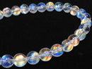 [Video][One of a kind] High Quality Andesine Labradorite AAAA Round 6mm Bracelet NO.113