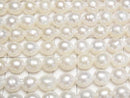 [Video] Fresh Water Pearl AA Rice 7.5x6x6mm White 1strand beads (approx. 15 inches/38 cm)