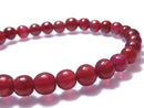 [Video][One of a kind] Ruby AAA Round 6mm Bracelet NO.1