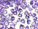 [Video]High Quality Amethyst AAA- Loose stone Triangle Faceted 5x5mm 10pcs