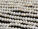 [Video] Fresh Water Pearl AA Potato 3-3.5mm White 1strand beads (approx. 14 inches/35 cm)