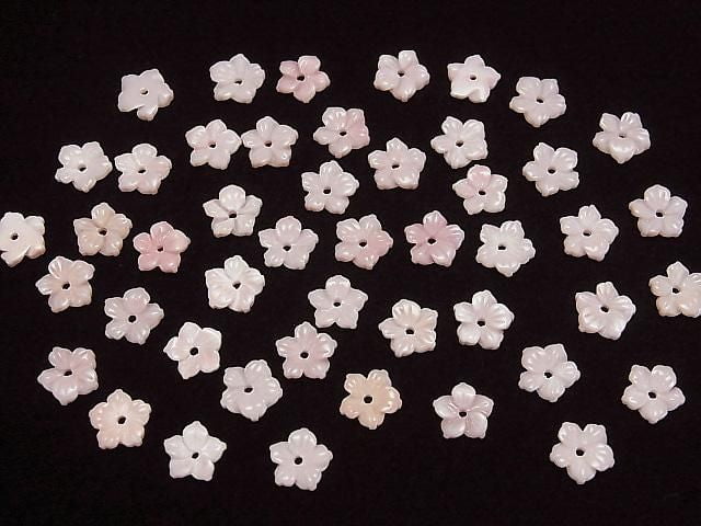 [Video] Queen Conch Shell AAA- Flower 8mm Center Hole 2pcs