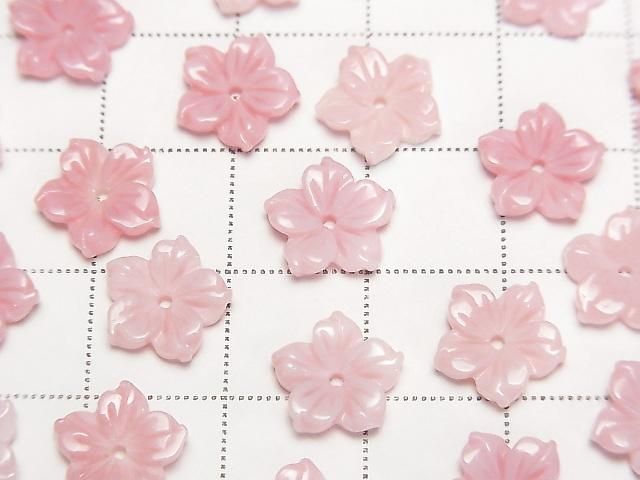 [Video] Queen Conch Shell AAA Flower 10mm Center Hole 2pcs