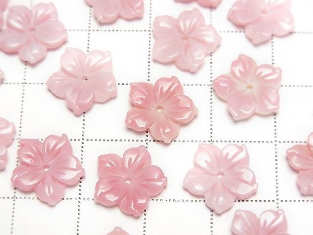 [Video] Queen Conch Shell AAA Flower 12mm Center Hole 2pcs