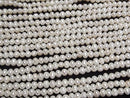 [Video] Fresh Water Pearl AA Wrinkle Potato 5mm White 1strand beads (approx. 13 inches/32 cm)