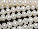 [Video] Fresh Water Pearl AA++ Potato 5-6mm White 1strand beads (approx. 15 inches/36 cm)