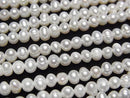 [Video] Fresh Water Pearl AA Potato 3-3.5mm White 1strand beads (approx. 15 inches/36 cm)