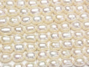 [Video] Fresh Water Pearl AA Wrinkle Rice 7x5x5mm White 1strand beads (approx. 13 inches/33 cm)