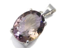 [Video][One of a kind] High Quality Ametrine AAA Faceted Pendant Silver925 NO.251