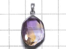 [Video][One of a kind] High Quality Ametrine AAA- Faceted Pendant Silver925 NO.16