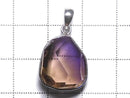 [Video][One of a kind] High Quality Ametrine AAA- Faceted Pendant Silver925 NO.17