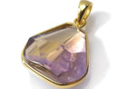 [Video][One of a kind] High Quality Ametrine AAA- Faceted Pendant 18KGP NO.23