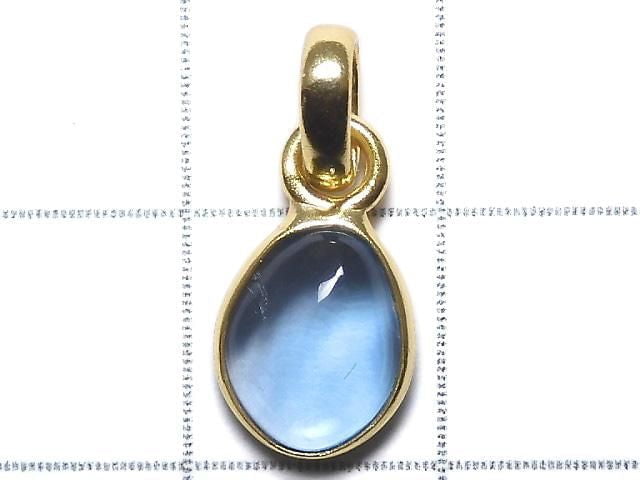 [Video][One of a kind] High Quality London Blue Topaz AAA Pendant 18KGP NO.38