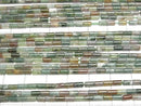 [Video] Indian Agate Tube 4x2x2mm 1strand beads (approx. 15 inches/36 cm)