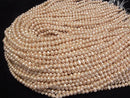[Video] Fresh Water Pearl AA Classic Orange Potato 5-7mm Pearl Coated 1strand beads (approx. 15 inches/38 cm)