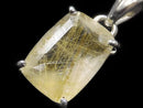 [Video][One of a kind] High Quality Rutilated Quartz AAA- Pendant Silver925 NO.6