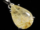 [Video][One of a kind] High Quality Rutilated Quartz AAA- Pendant Silver925 NO.8