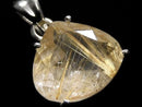 [Video][One of a kind] High Quality Rutilated Quartz AAA- Pendant Silver925 NO.11