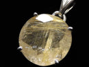 [Video][One of a kind] High Quality Rutilated Quartz AAA- Pendant Silver925 NO.15