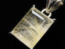[Video][One of a kind] High Quality Rutilated Quartz AAA- Pendant Silver925 NO.17