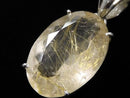 [Video][One of a kind] High Quality Rutilated Quartz AAA- Pendant Silver925 NO.19