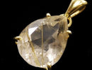 [Video][One of a kind] High Quality Rutilated Quartz AAA- Pendant 18KGP NO.29