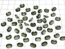 [Video] High Quality Moldavite AAA Loose stone Oval Faceted 8x6mm 1pc