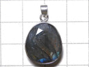 [Video][One of a kind] Rainbow Labradorite AAA- Faceted Pendant Silver925 NO.23
