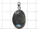[Video][One of a kind] Rainbow Labradorite AAA- Faceted Pendant Silver925 NO.26