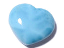 [Video][One of a kind] High Quality Larimar Pectolite AAA Heart [Half Drilled Hole] 1pc NO.75