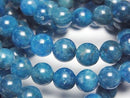 [Video] Blue Apatite AA++ Round 8mm Bracelet