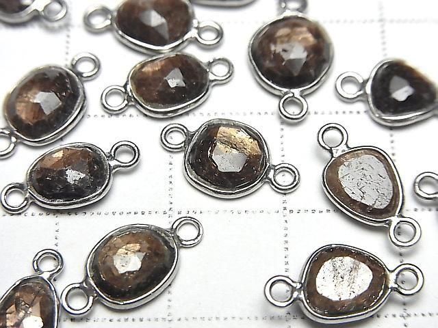 [Video] Golden Sheen Sapphire AAA Bezel Setting Freeform Rose Cut [Both Sides] Silver925 3pcs