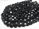 [Video] Midnight Lace Obsidian Coin 14x14mm half or 1strand beads (approx. 15 inches/37 cm)