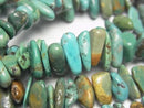 [Video] Turquoise AA++ Chips (Small Nugget) 1strand beads (approx. 15 inches/38 cm)
