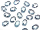 [Video] High Quality Swiss Blue Topaz AAA Loose Stone Oval Cushion Cut 7x5mm 2pcs
