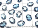 [Video] High Quality Grayish Blue Topaz AAA Loose Stone Oval Cushion Cut 8x6mm (2pcs)
