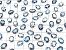 [Video] High Quality Grayish Blue Topaz AAA Loose Stone Oval Cushion Cut 8x6mm (2pcs)