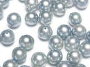 [Video] Japanese Akoya Pearls AA++ Round 7mm Silver Blue [Drilled Hole] 5pcs